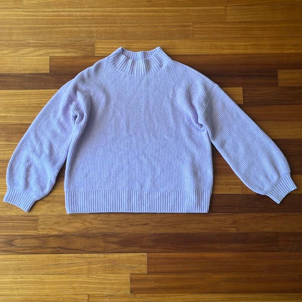 GOOD THREADS lavender purple sweater